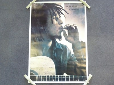 Lot 416 - BOB MARLEY - RASTAMAN - Commercial Poster -...