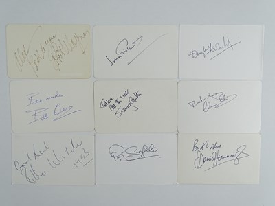 Lot 164 - BRITISH ACTORS: A mixed group of signed cards...