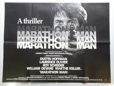 Lot 359 - MARATHON MAN (1976) - UK Quad Film Poster -...