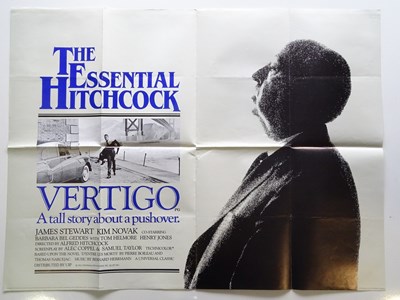 Lot 360 - VERTIGO (1983 RR) - UK Quad Film Poster -...