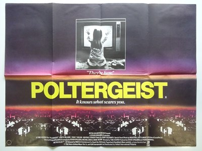Lot 378 - POLTERGEIST (1982) - UK Quad Film Poster -...