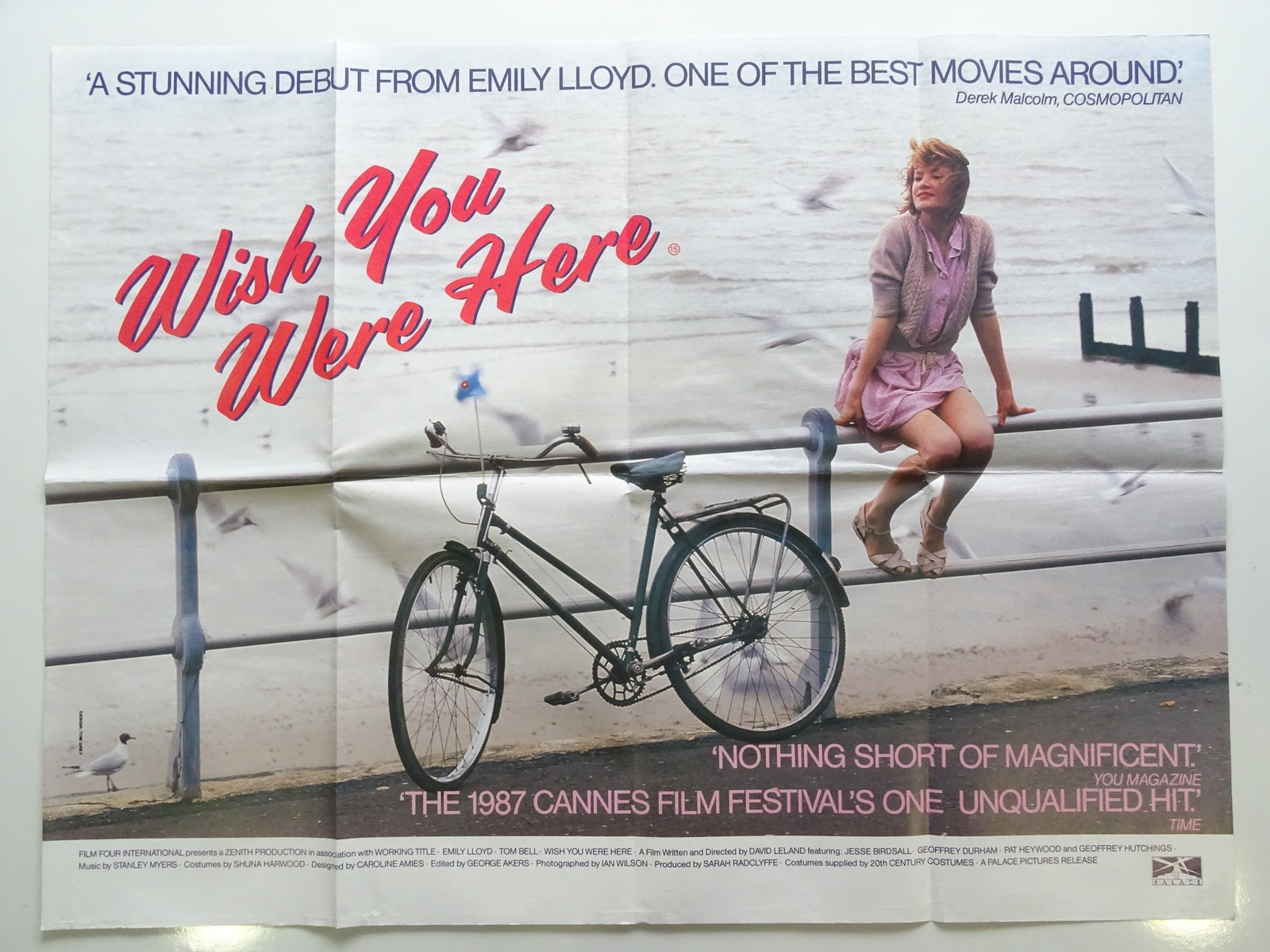 Lot 174 - WISH YOU WERE HERE (1987) - UK Quad Film