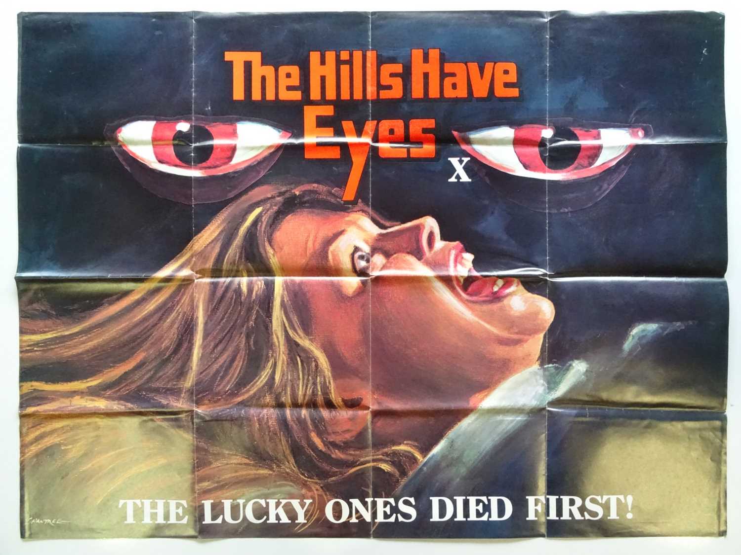 Lot 361 - HILLS HAVE EYES (1978) - UK Quad Film Poster -...