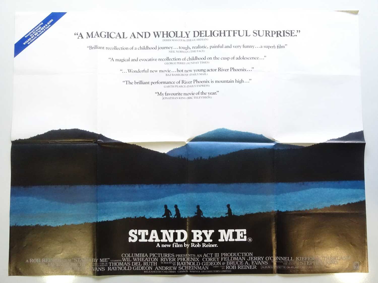 Lot 77 - STAND BY ME (1986) - UK Quad Film Poster -...