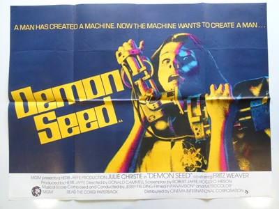 Lot 379 - DEMON SEED (1977) - UK Quad Film Poster -...