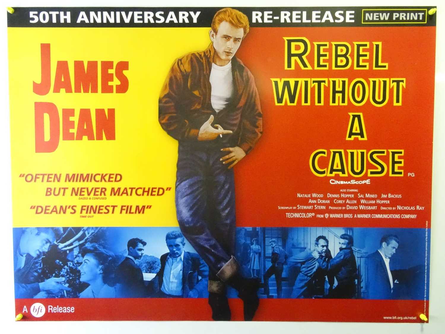Lot 36 - REBEL WITHOUT A CAUSE (2005 RR) - UK Quad Film...