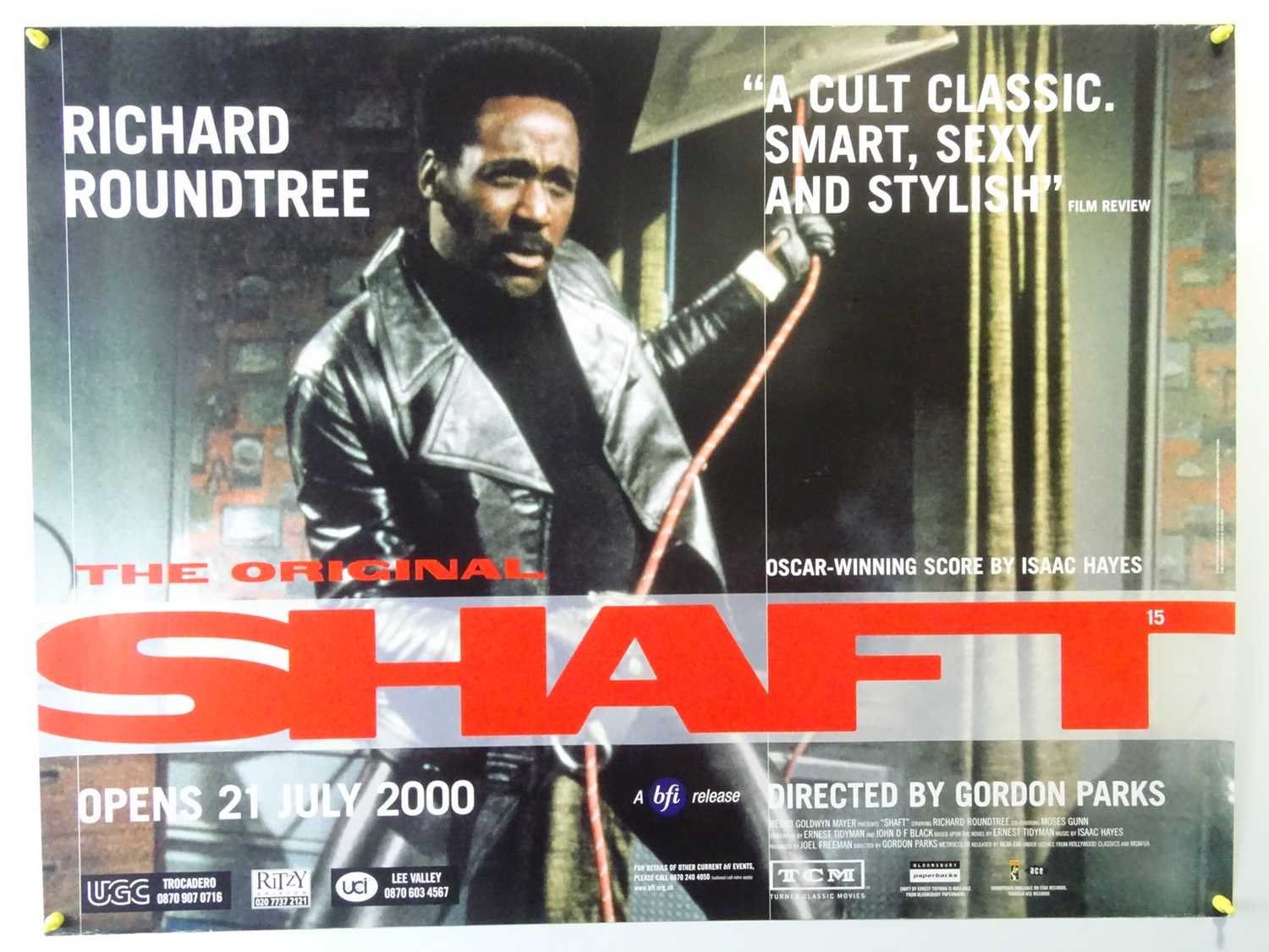 Lot 37 - SHAFT (2000 RR) - UK Quad Film Poster - BFI...
