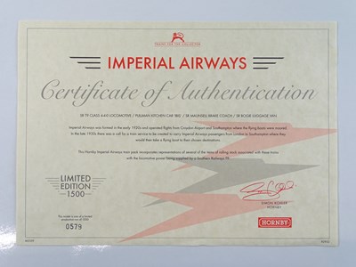 Lot 582 - A HORNBY R2952 'Imperial Airways' Train Pack -...