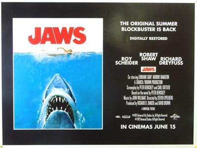 Lot 388 - JAWS (1975) - UK Quad (Double Sided) from 2012...