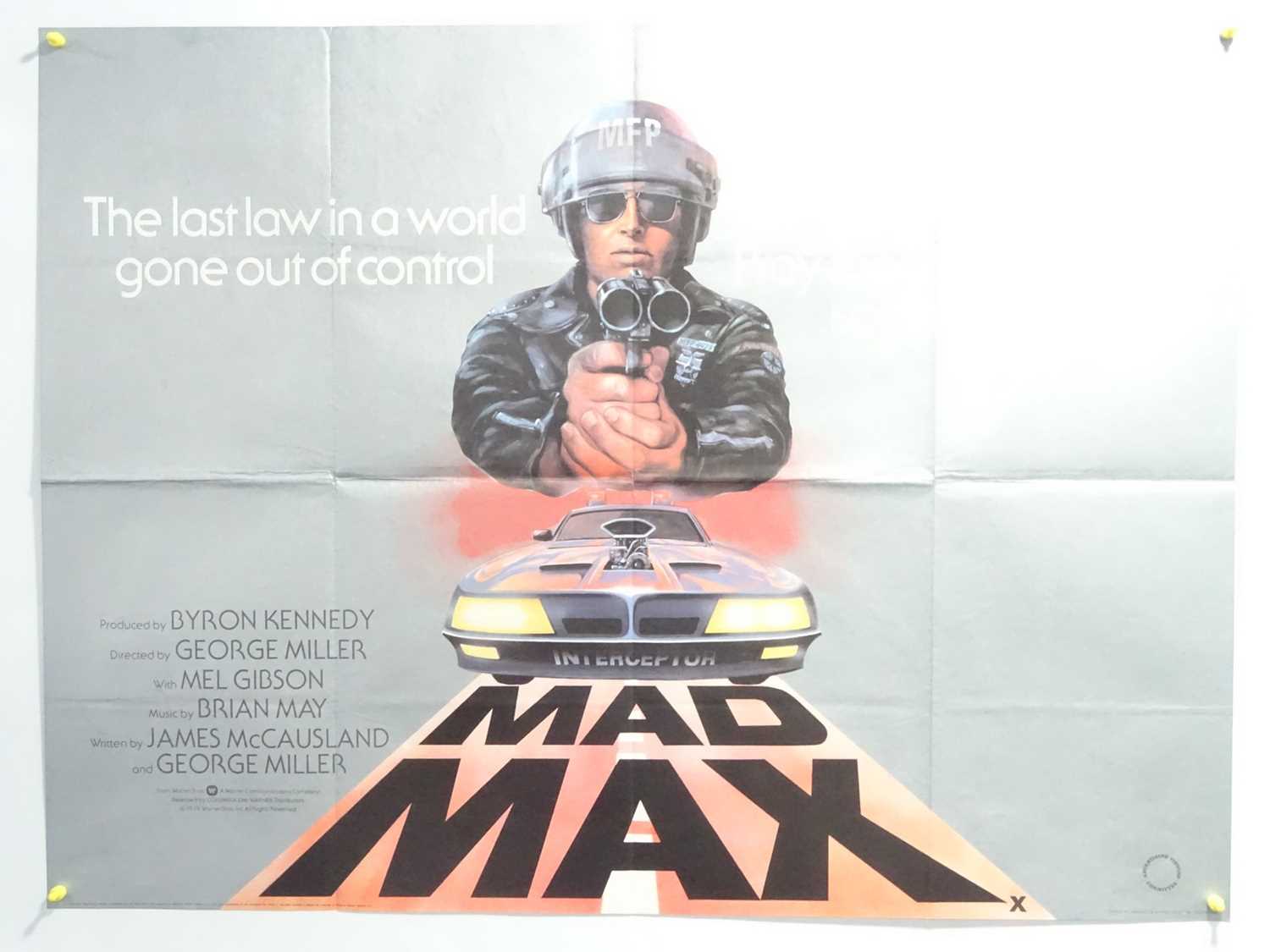 Lot 32 - MAD MAX (1980) - British UK Quad - Mel Gibson -...