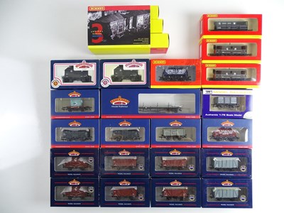 Lot 586 - A mixed group of wagons by HORNBY and BACHMANN...