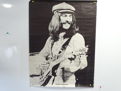 Lot 510 - GEORGE HARRISON - black and white portrait...