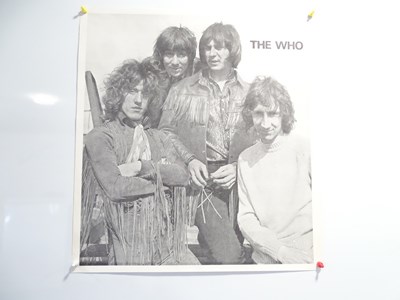 Lot 427 - THE WHO - black and white commercial poster...