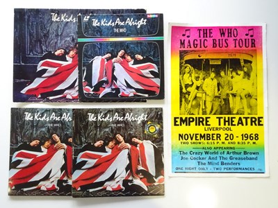 Lot 503 - THE WHO - A group of ephemera for 'THE KIDS...