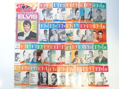 Lot 434 - A large quantity of ELVIS magazines including:...