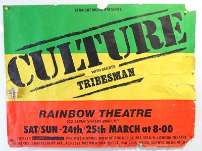 Lot 437 - A UK Quad for a concert by 'CULTURE' with...