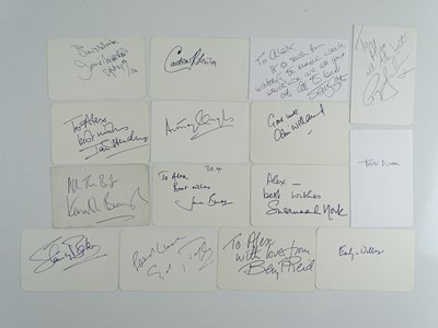 Lot 166 - BRITISH ACTORS: A mixed group of signed cards...