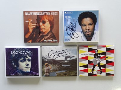 Lot 458 - A group of signed CDs by various male artists...