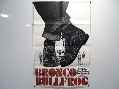Lot 178 - BRONCO BULLFROG (1970) UK One Sheet Film...