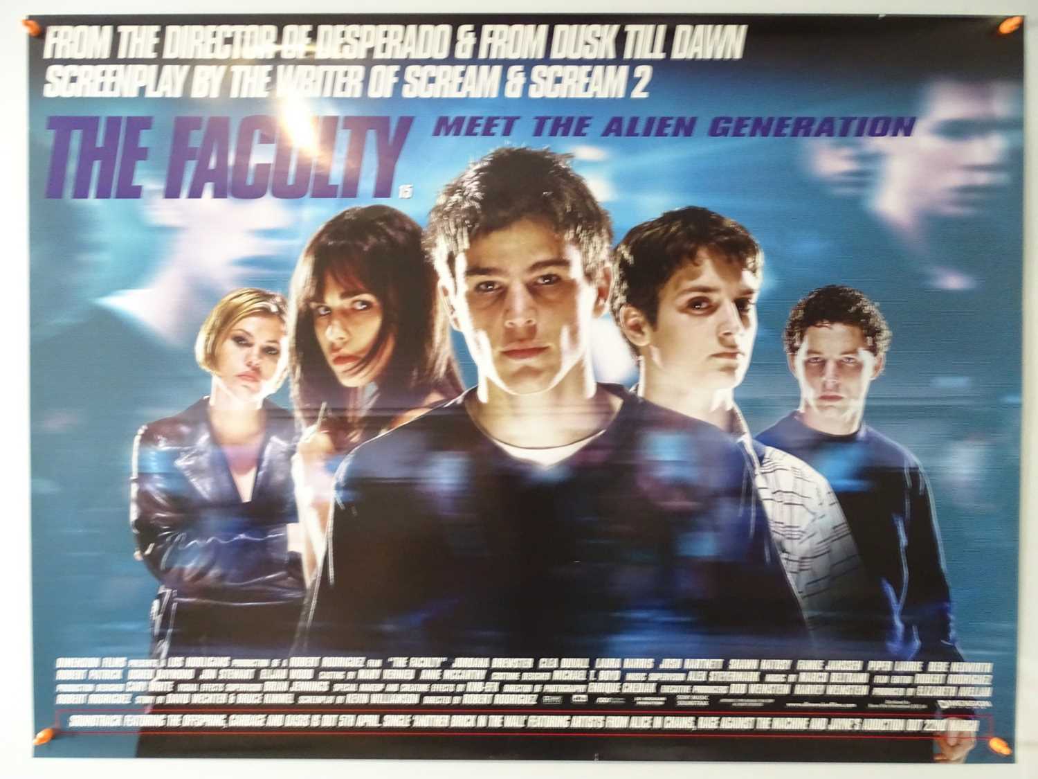 Lot 368 THE FACULTY (1998) A pair of UK film