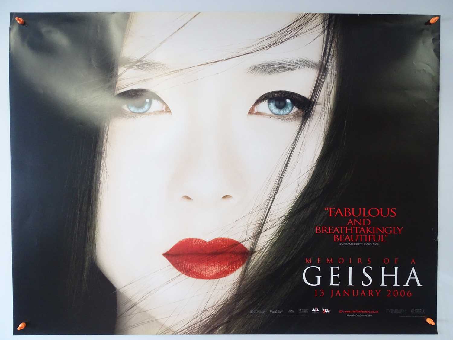 Lot 181 - MEMOIRS OF A GEISHA (2005) - A pair of UK Quad...