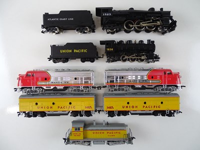 Lot 68 - A group of unboxed American Outline diesel and...