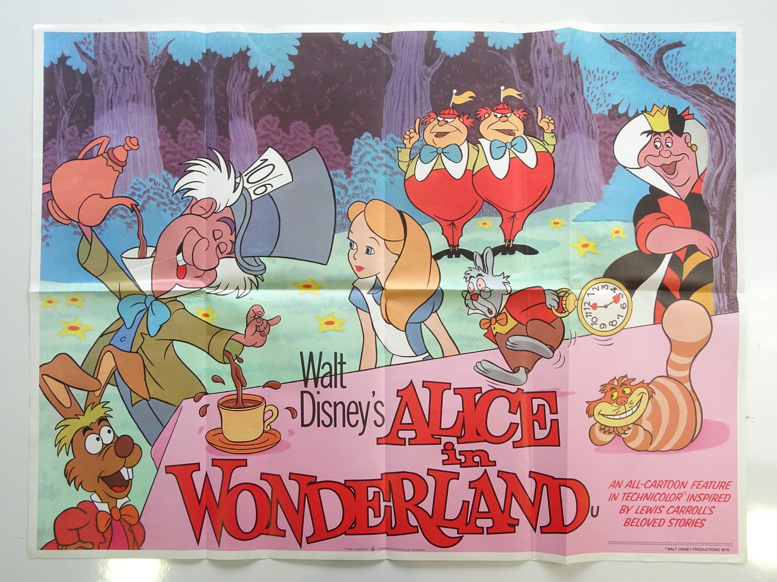 Lot 110 - WALT DISNEY: ALICE IN WONDERLAND (1978