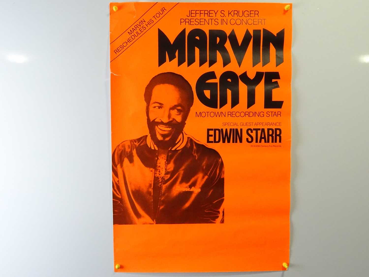 Lot 476 - MARVIN GAYE - A Double Crown concert poster...