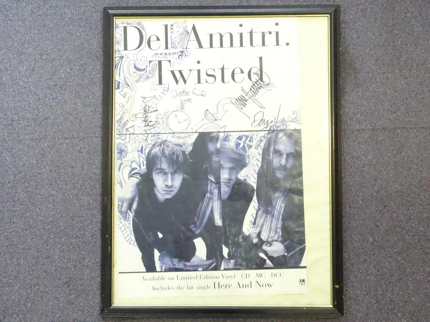 Lot 487 - DEL AMITRI - A 1995 promotional album poster...