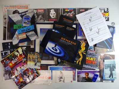 Lot 488 - A group of music memorabilia items including...