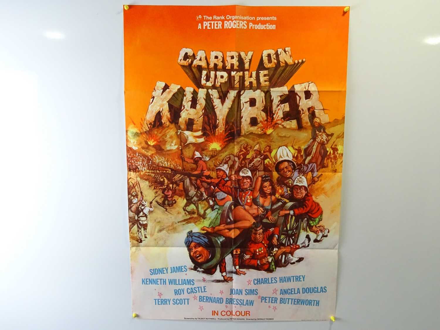 Lot 166 - CARRY ON UP THE KHYBER (1968) - UK One Sheet...