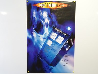 Lot 207 - DR WHO: A multi-signed promotional poster to...