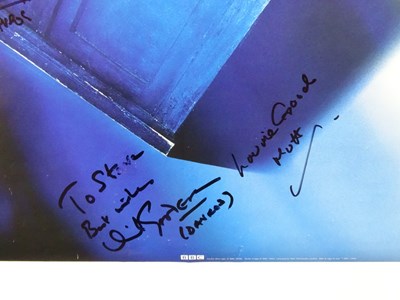 Lot 207 - DR WHO: A multi-signed promotional poster to...