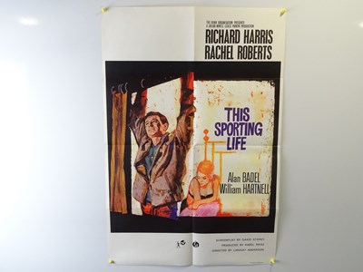 Lot 170 - THIS SPORTING LIFE (1963) - British One Sheet...