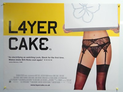 Lot 30 - LAYER CAKE (2004) rolled UK Quad film poster