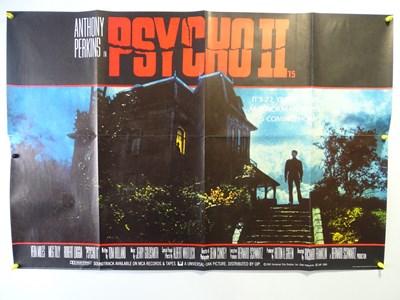 Lot 394 - PSYCHO II (1983)UK Quad film poster - folded,...
