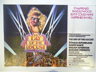 Lot 189 - THE DAY OF THE LOCUST (1975) - UK Quad film...