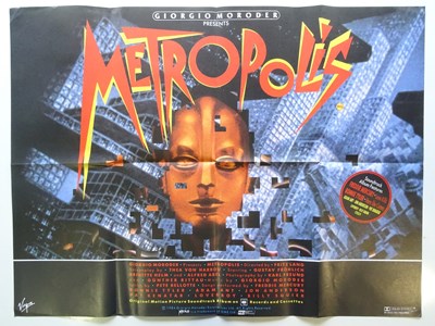 Lot 204 - METROPOLIS (1984 Release) - UK Quad Film...
