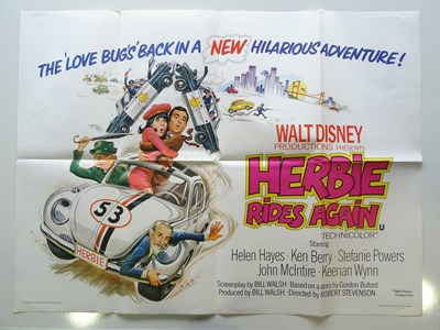 Lot 144 - HERBIE: A group of three UK Quad film posters...