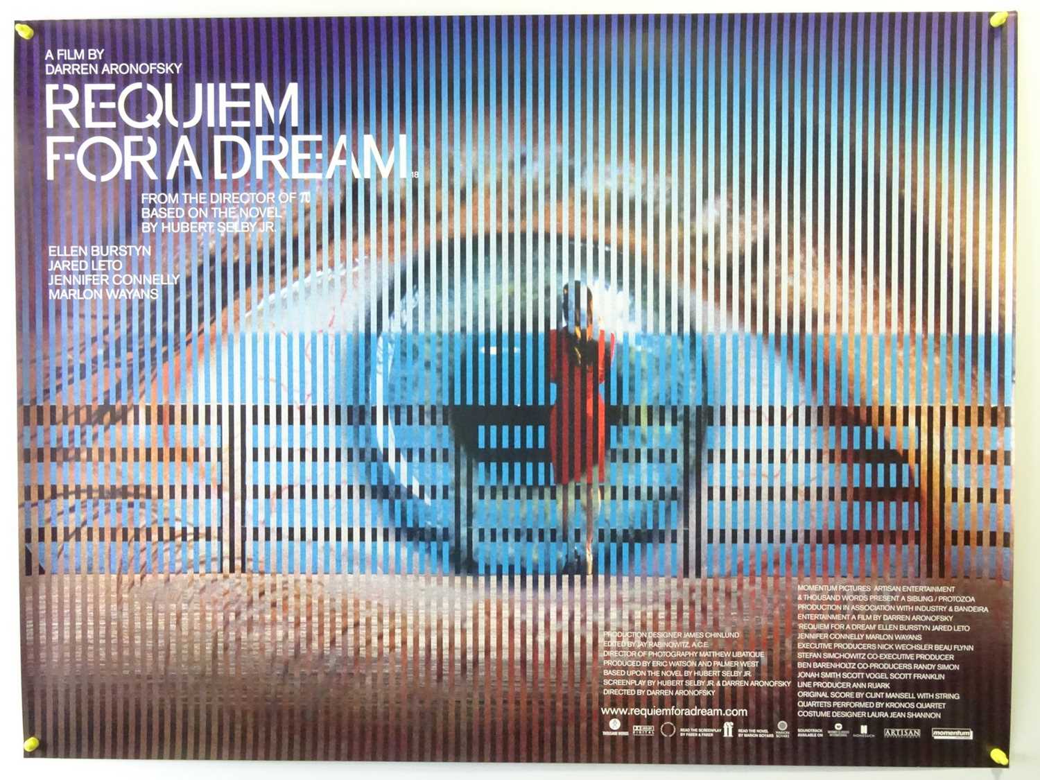 Lot 171 - REQUIEM FOR A DREAM (2000) - British UK Quad -...