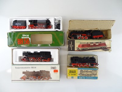 Lot 82 - A group of German Outline steam locomotives by...
