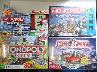Lot 116 - A group of Monopoly sets, all sealed as new,...