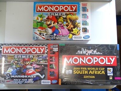Lot 118 - A group of Monopoly sets, all sealed as new,...
