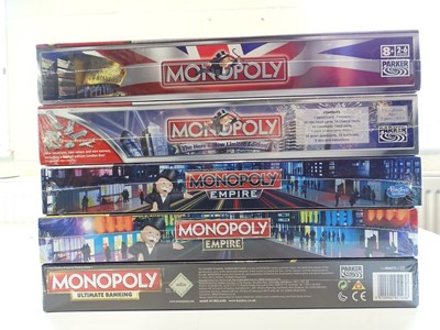 Lot 122 - A group of Monopoly sets, all sealed as new,...