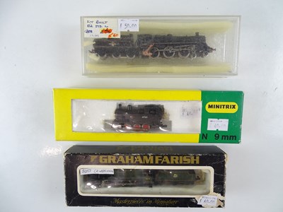 Lot 131 - A pair of kitbuilt N Gauge steam locomotives...