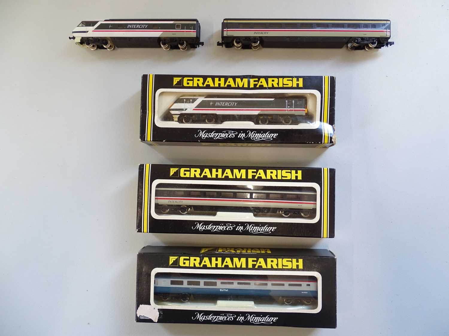 Lot 139 - A group of GRAHAM FARISH N Gauge Intercity...