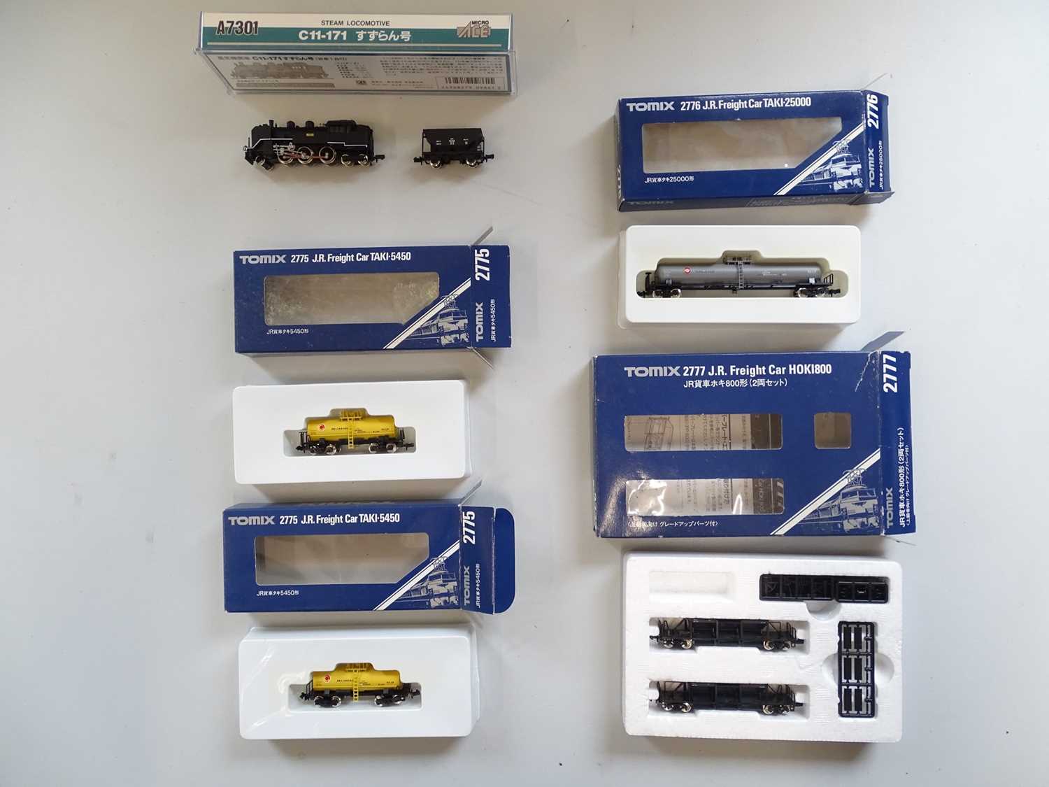 Lot 142 - A group of Japanese outline N Gauge rolling...