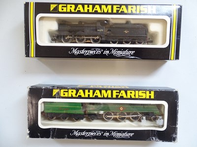 Lot 143 - A pair of GRAHAM FARISH N Gauge steam...