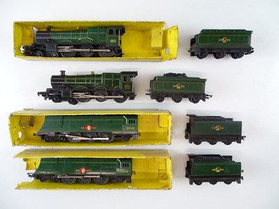 Lot 151 - A group of unboxed TRI-ANG TT Gauge steam...