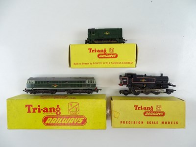 Lot 152 - A group of TRI-ANG TT Gauge locomotives...